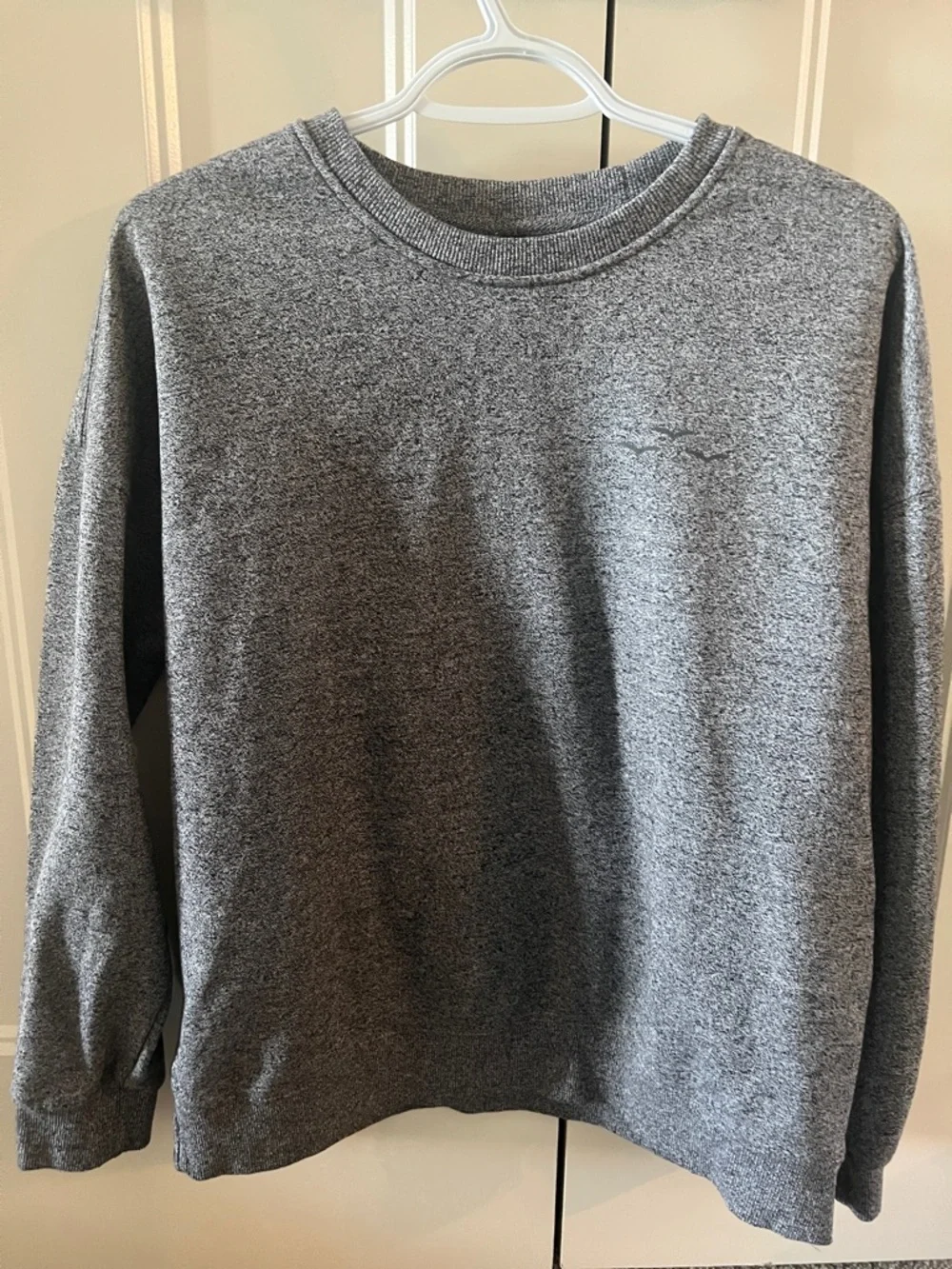 Women’s Lazy Pants Heather Grey Crewneck Sweatshirt - Picture 2 of 5